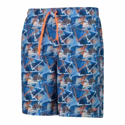 Badehose mit Aufdruck in mittlerer Länge für Herren><noscript><img width=