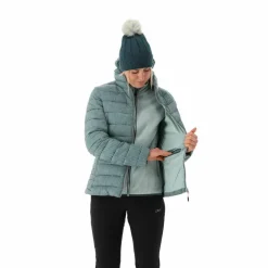 Bedruckte Daunenjacke Sorona® Aura für Damen><noscript><img width=