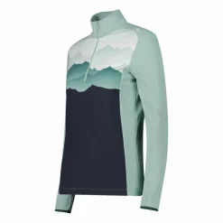 Bedrucktes Half-Zip-Fleeceshirt aus Softech für Damen><noscript><img width=