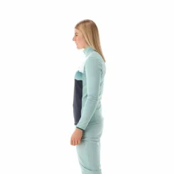 Bedrucktes Half-Zip-Fleeceshirt aus Softech für Damen><noscript><img width=