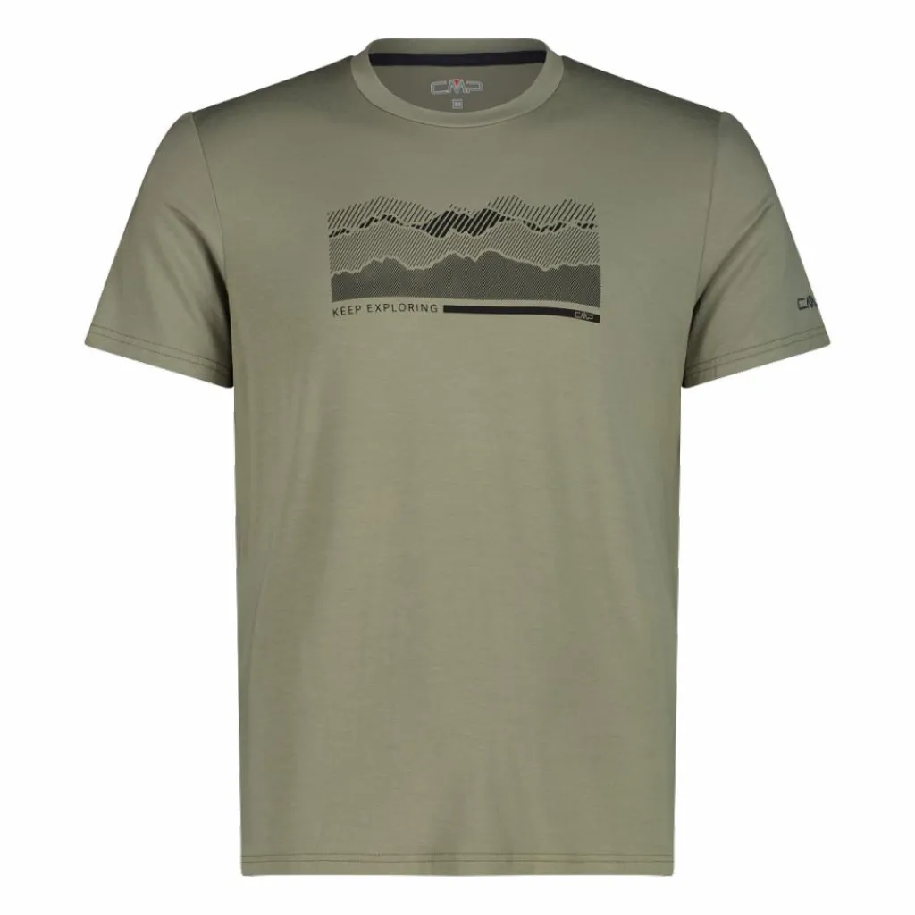Bedrucktes T-Shirt aus Bambus-Jersey>CMP Discount