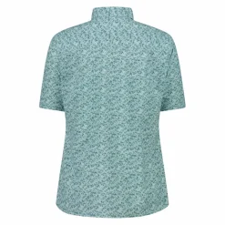 Damen 3/4 Ärmel Stretch-Bluse mit Allover-Druck><noscript><img width=