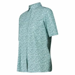 Damen 3/4 Ärmel Stretch-Bluse mit Allover-Druck><noscript><img width=