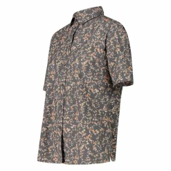 Damen 3/4 Ärmel Stretch-Bluse mit Allover-Druck><noscript><img width=