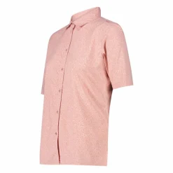 Damen 3/4 Ärmel Stretch-Bluse mit Allover-Druck><noscript><img width=
