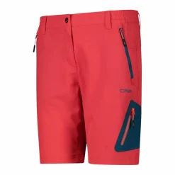 Damen 4 Way Stretch Stoff Bermuda Shorts><noscript><img width=
