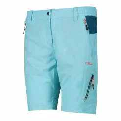 Damen 4 Way Stretch Stoff Bermuda Shorts><noscript><img width=
