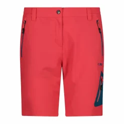 Damen 4 Way Stretch Stoff Bermuda Shorts><noscript><img width=