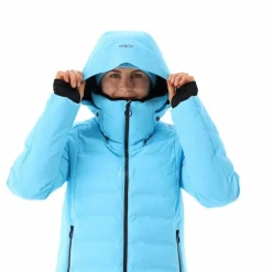 Damen Aprés Ski wattierte Jacke mit Schneegamasche><noscript><img width=