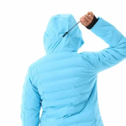 Damen Aprés Ski wattierte Jacke mit Schneegamasche><noscript><img width=
