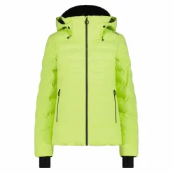 Damen Aprés Ski wattierte Jacke mit Schneegamasche><noscript><img width=