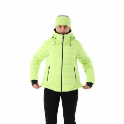 Damen Aprés Ski wattierte Jacke mit Schneegamasche><noscript><img width=