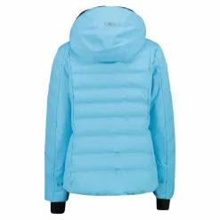 Damen Aprés Ski wattierte Jacke mit Schneegamasche><noscript><img width=