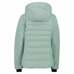 Damen Aprés Ski wattierte Jacke mit Schneegamasche><noscript><img width=