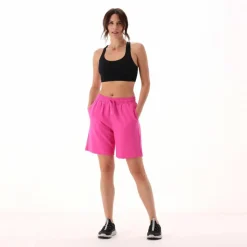 Damen Bermuda-Shorts aus Stretch-French terry><noscript><img width=