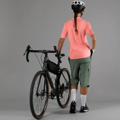 Damen Freebike-Hose mit abnehmbarem Mesh-Innenfutter und Sitzpolster><noscript><img width=