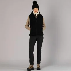 Damen Hose aus Softshell mit sichtbarer Naht vorne><noscript><img width=