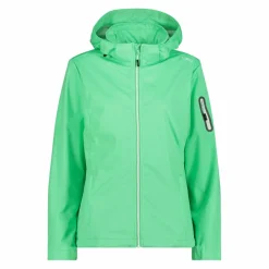 Damen Jacke aus Light Softshell mit abnehmbarer Kapuze><noscript><img width=