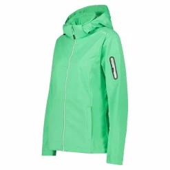 Damen Jacke aus Light Softshell mit abnehmbarer Kapuze><noscript><img width=