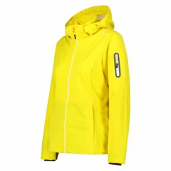 Damen Jacke aus Light Softshell mit abnehmbarer Kapuze><noscript><img width=