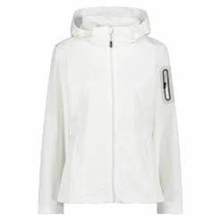 Damen Jacke aus Light Softshell mit abnehmbarer Kapuze><noscript><img width=