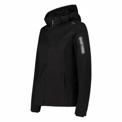 Damen Jacke aus Light Softshell mit abnehmbarer Kapuze><noscript><img width=