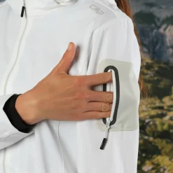 Damen Jacke aus Light Softshell mit abnehmbarer Kapuze><noscript><img width=