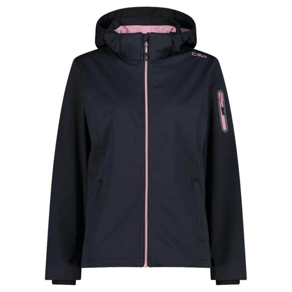 Damen Jacke aus Light Softshell mit abnehmbarer Kapuze>CMP New
