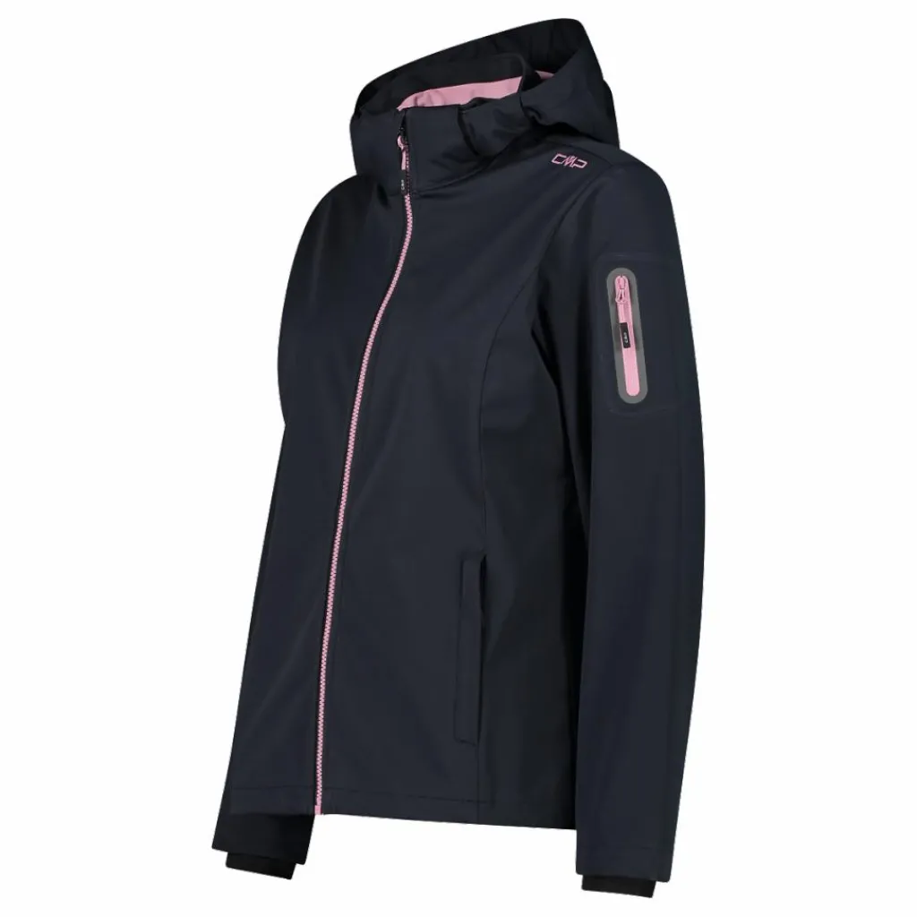 Damen Jacke aus Light Softshell mit abnehmbarer Kapuze>CMP New