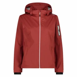 Damen Jacke aus Light Softshell mit abnehmbarer Kapuze><noscript><img width=