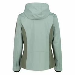 Damen Jacke aus Light Softshell mit abnehmbarer Kapuze><noscript><img width=