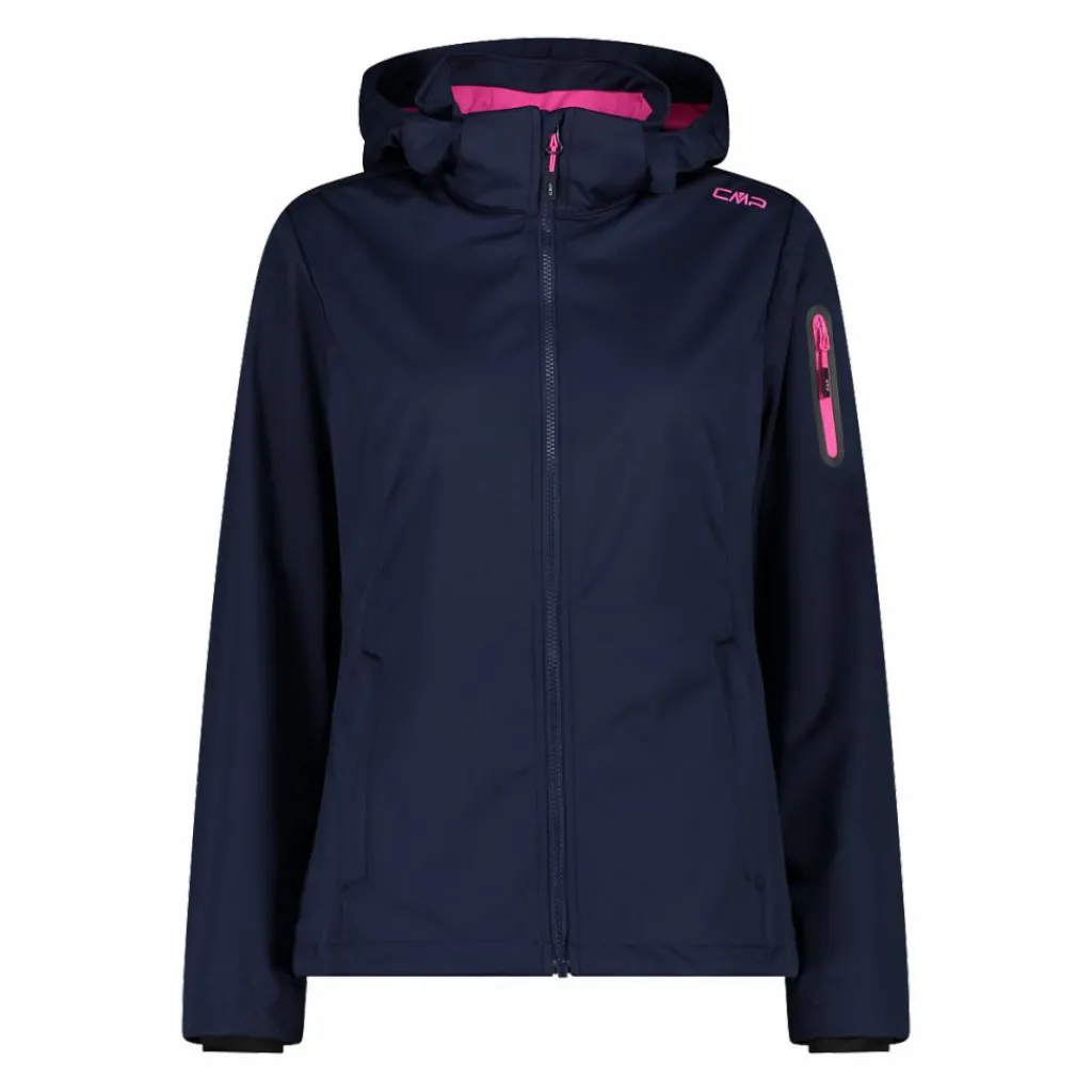 Damen Jacke aus Light Softshell mit abnehmbarer Kapuze>CMP New