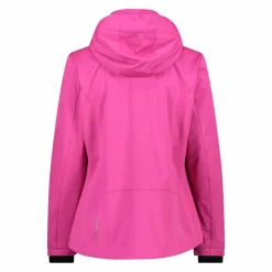 Damen Jacke aus Light Softshell mit abnehmbarer Kapuze><noscript><img width=