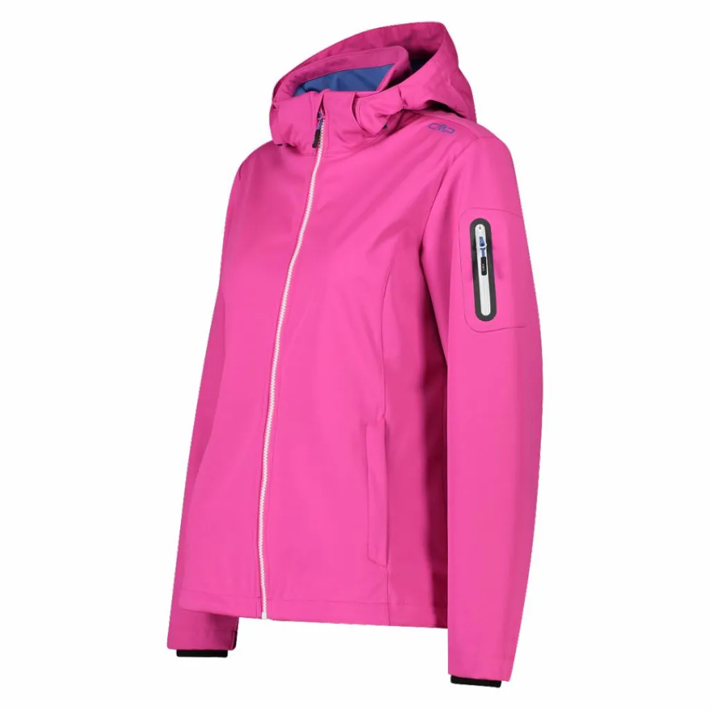 Damen Jacke aus Light Softshell mit abnehmbarer Kapuze>CMP New