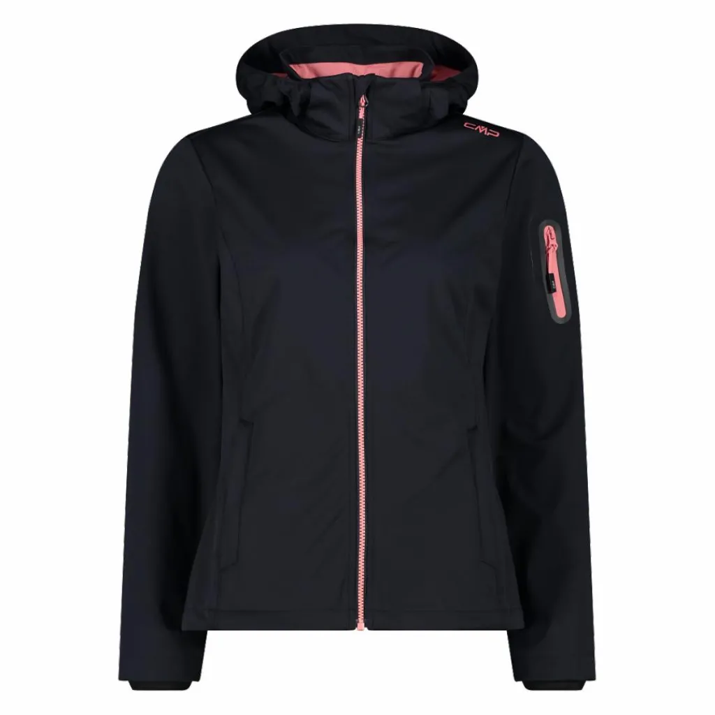Damen Jacke aus Light Softshell mit abnehmbarer Kapuze>CMP New