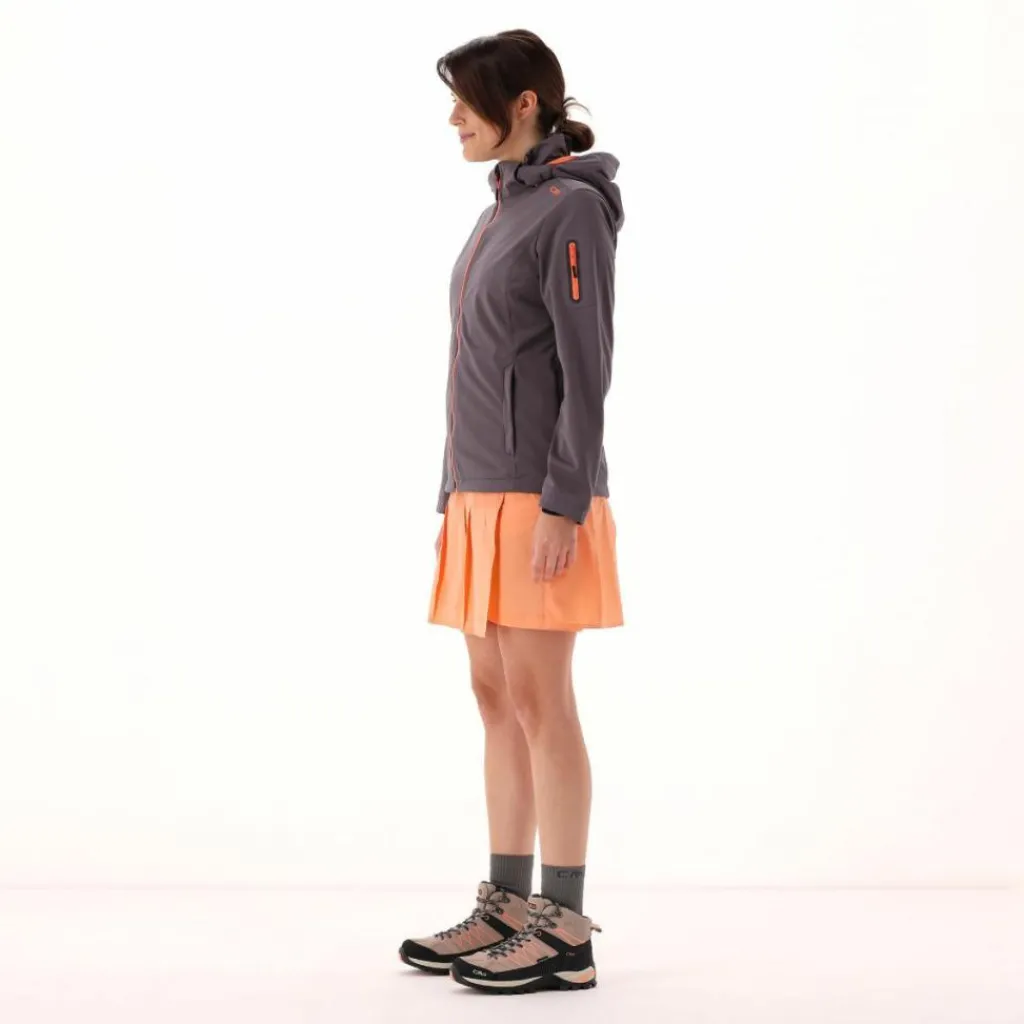 Damen Jacke aus Light Softshell mit abnehmbarer Kapuze>CMP New