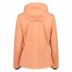 Damen Jacke aus Light Softshell mit abnehmbarer Kapuze><noscript><img width=