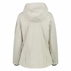 Damen Jacke aus Light Softshell mit abnehmbarer Kapuze><noscript><img width=