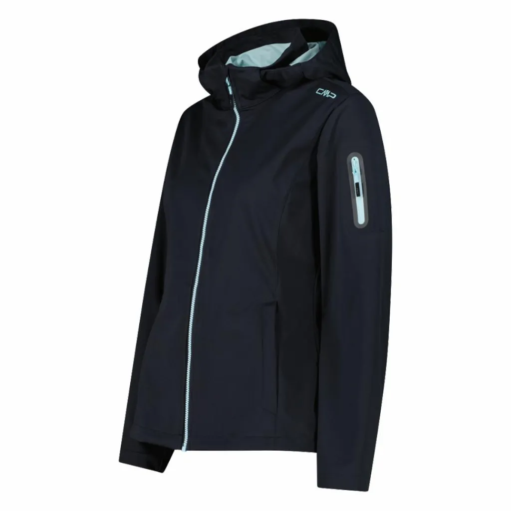 Damen Jacke aus Light Softshell mit abnehmbarer Kapuze>CMP New