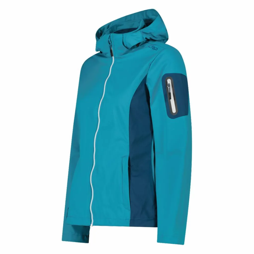 Damen Jacke aus Light Softshell mit abnehmbarer Kapuze>CMP New