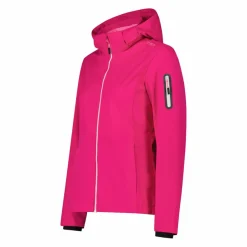 Damen Jacke aus Light Softshell mit abnehmbarer Kapuze><noscript><img width=