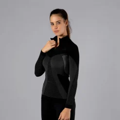 Damen Seamless Multifunktions langärmeliges Sweat><noscript><img width=