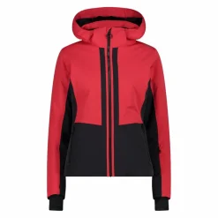 Damen Skijacke aus Twill mit abnehmbarer Kapuze><noscript><img width=