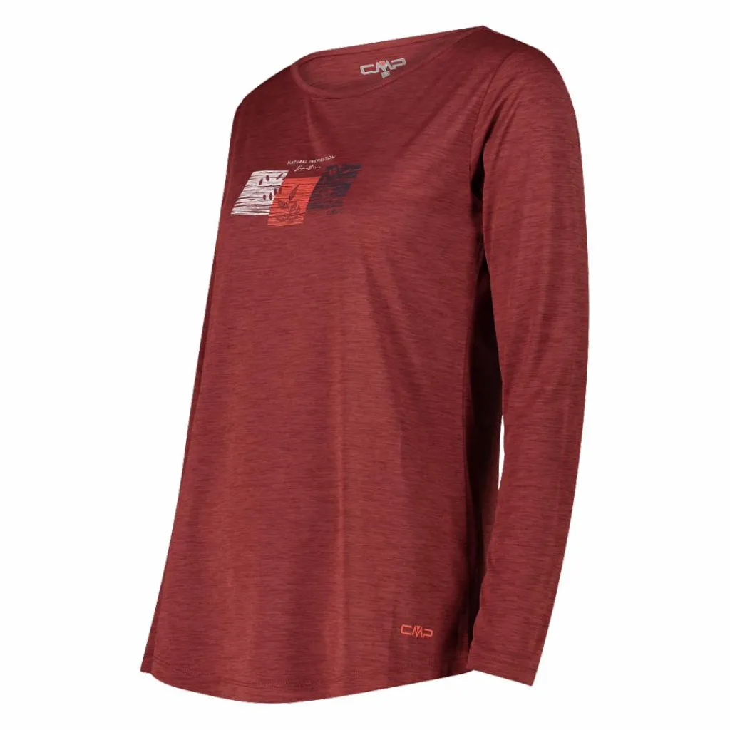 Damen Sweater aus leichtem Melange-Jersey>CMP Clearance