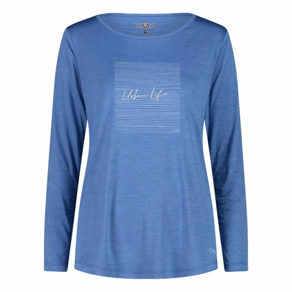 Damen Sweater aus leichtem Melange-Jersey>CMP Clearance