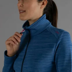 Damen-Fleece Stretch Performance mit durchgehendem Reißverschluss><noscript><img width=