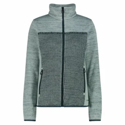 Damen-Fleecejacke aus bedrucktem Knit Tech>CMP Best