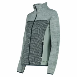 Damen-Fleecejacke aus bedrucktem Knit Tech><noscript><img width=
