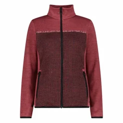 Damen-Fleecejacke aus bedrucktem Knit Tech><noscript><img width=