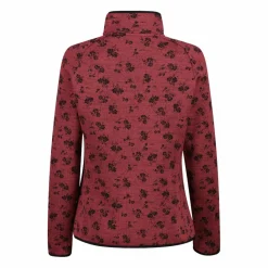 Damen-Fleecejacke aus bedrucktem Knit Tech>CMP Hot